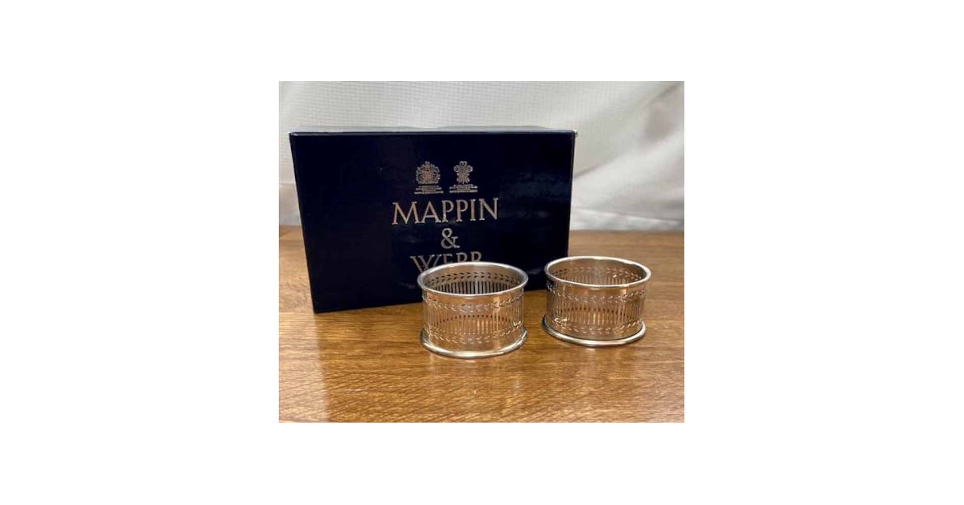 Mappin &Webb マッピンアンドウェッブ　　ナプキンリング2個セット Amazon.co.jp: MAPPIN&WEBB マッピン&ウェッブ ナプキンリング2